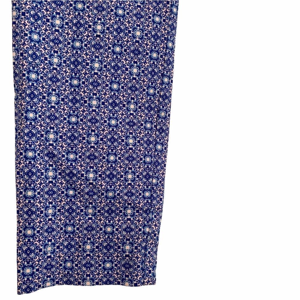 GAP Stretch Blue White Pattern Front Zipper Pocket - Picture 3 of 6